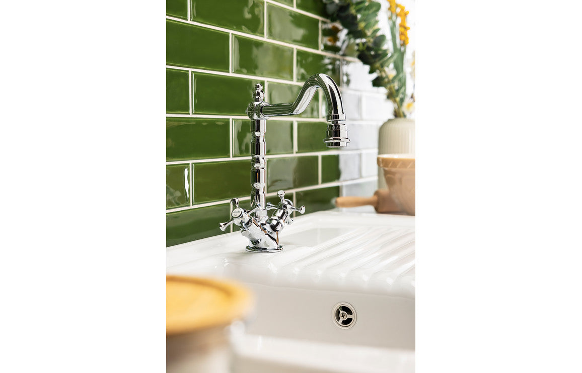 Abode Melford Monobloc Mixer Tap - Chrome