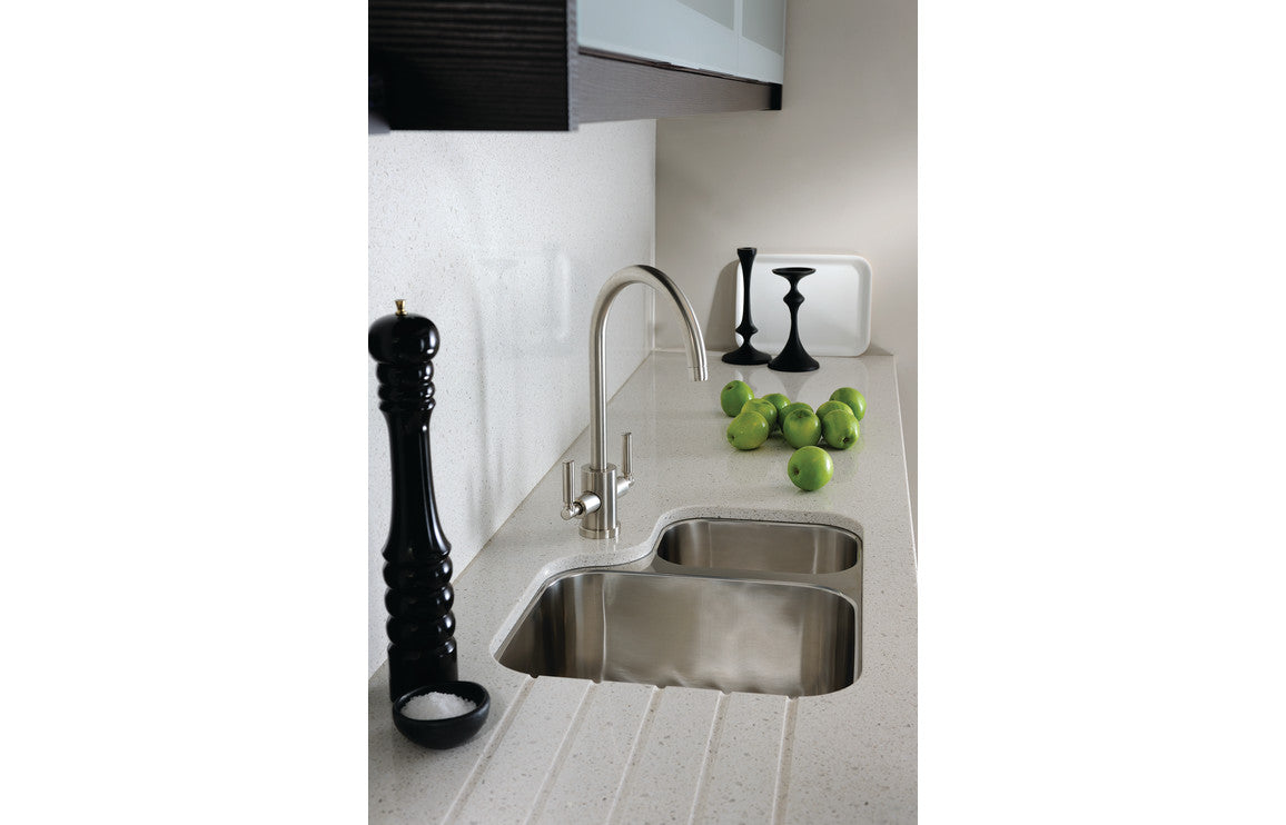 Abode Atlas Monobloc Mixer Tap - Brushed Nickel