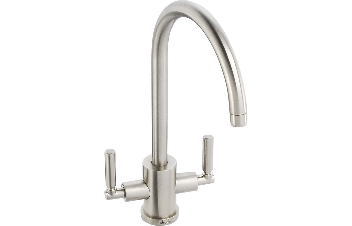 Abode Atlas Monobloc Mixer Tap - Brushed Nickel