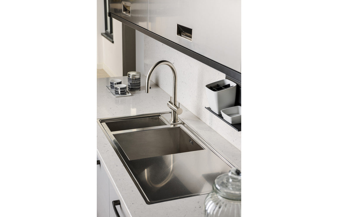 Abode Hesta Mixer Tap With Pull Out - Brushed Nickel