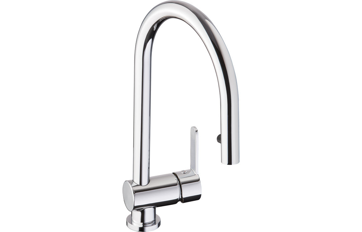 Abode Czar Single Lever Mixer Tap With Pull Out - Chrome