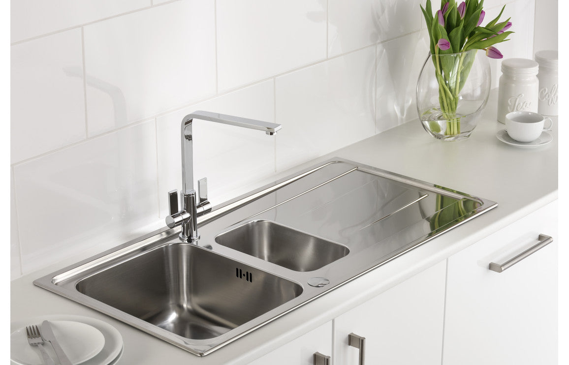 Abode Quantic Monobloc Mixer Tap - Chrome