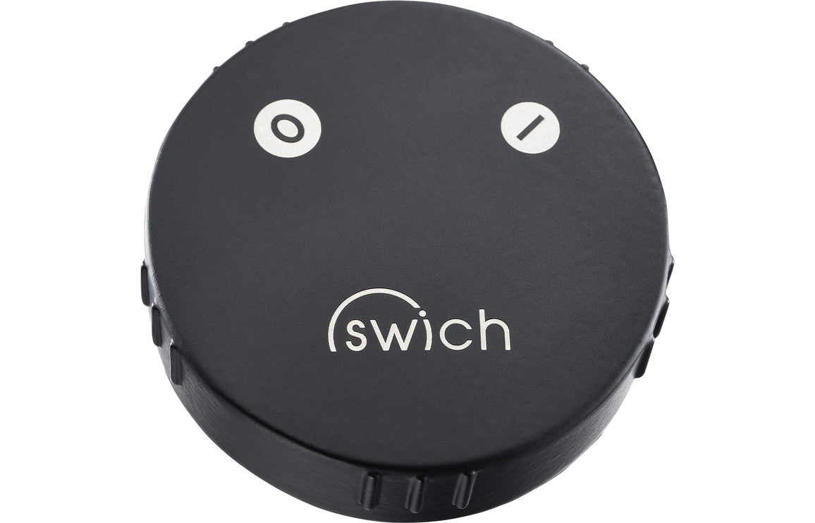 Abode Swich Diverter Valve - Round Handle With Classic Filter - Matt Black