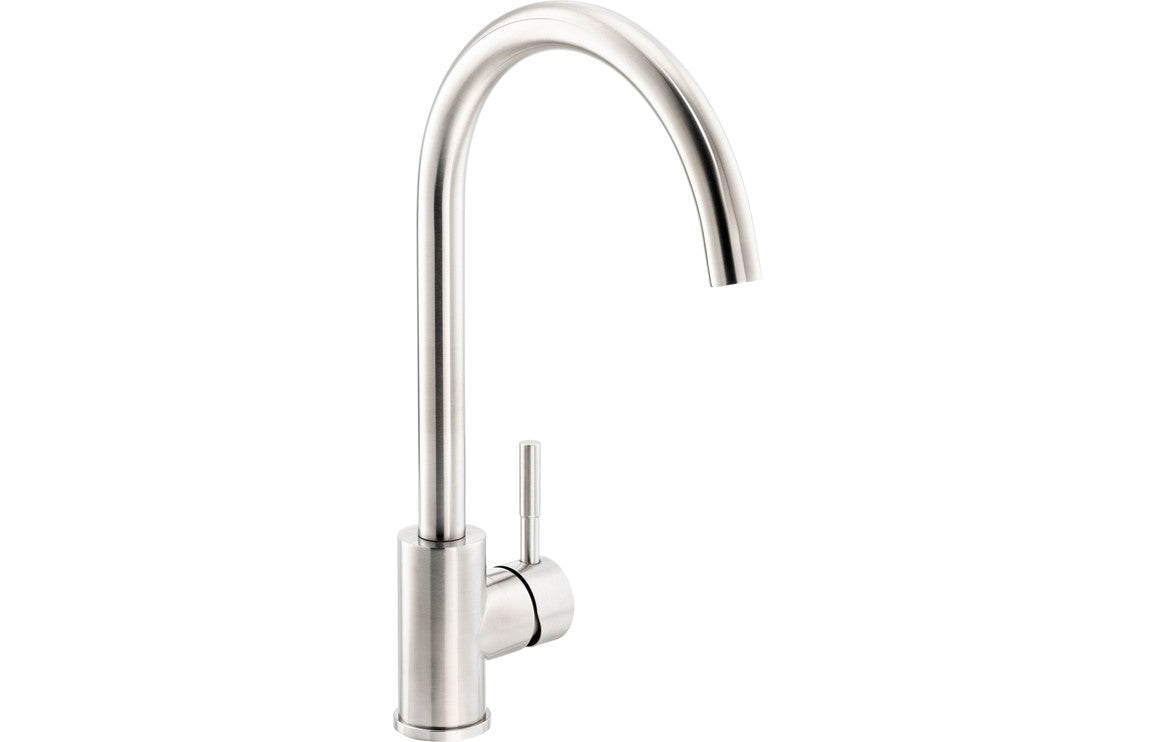 Abode Sway Single Lever Mixer Tap - Stainless Steel