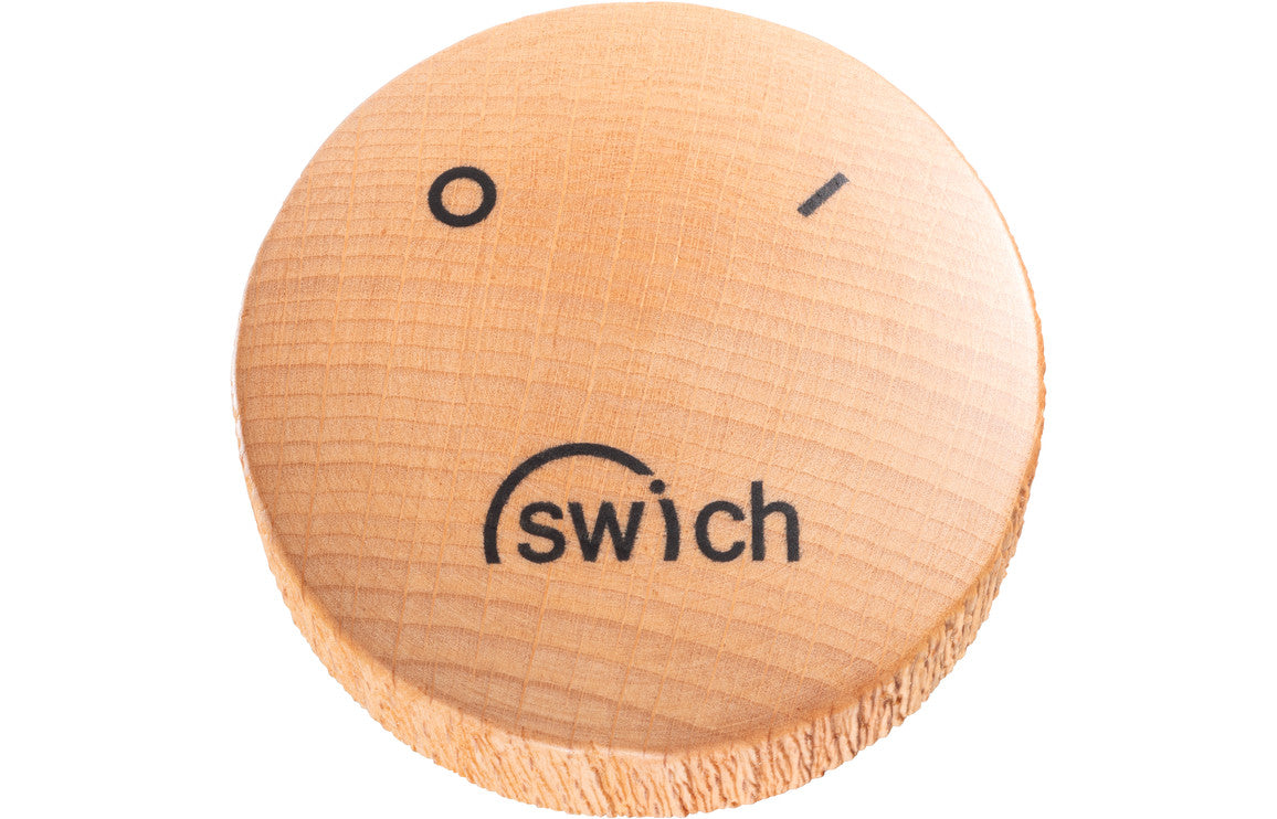 Abode Swich Diverter Valve - Round Handle With Classic Filter - Beech