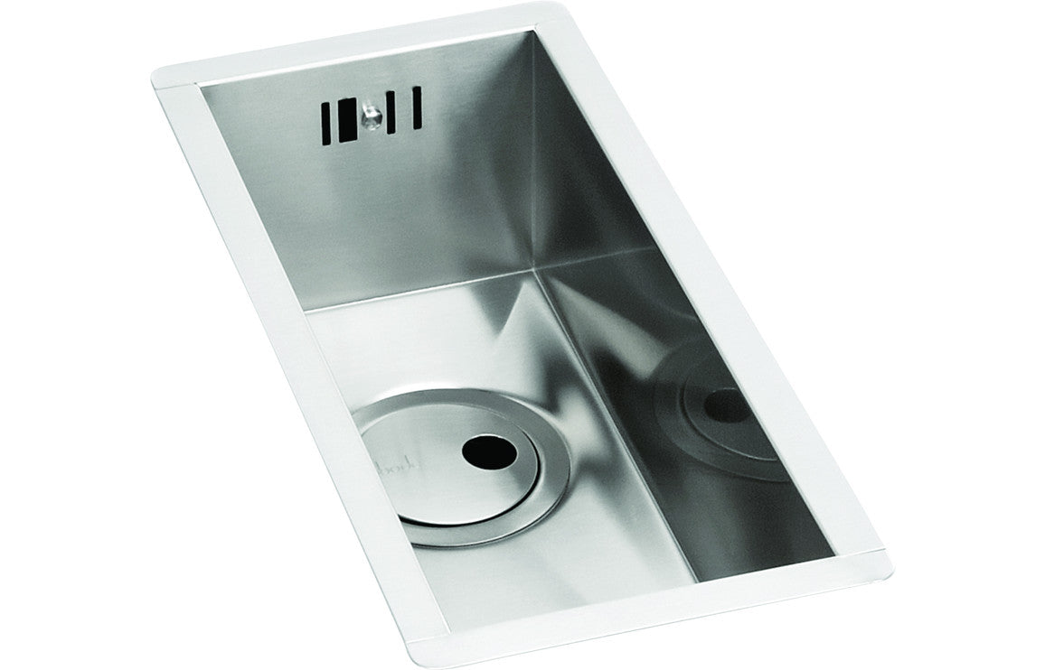 Abode Matrix R0 160mm Square 0.5B Undermount Sink - Stainless Steel