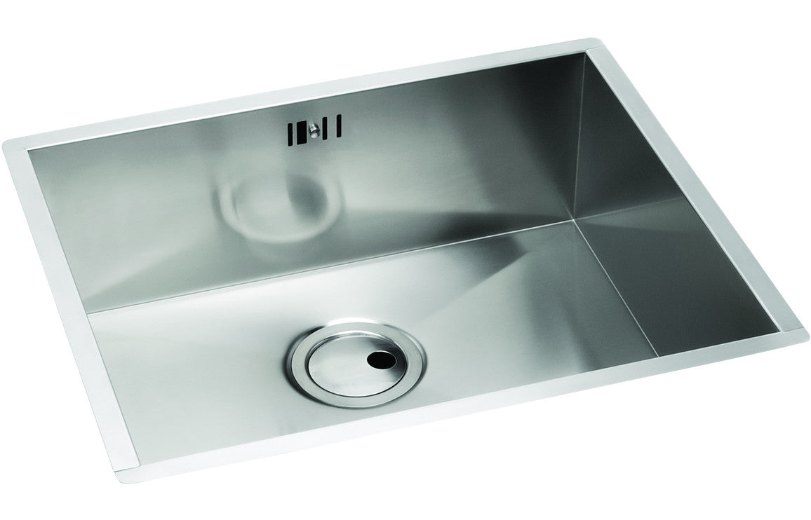 Abode Matrix R0 500mm 1B Undermount Sink - Stainless Steel