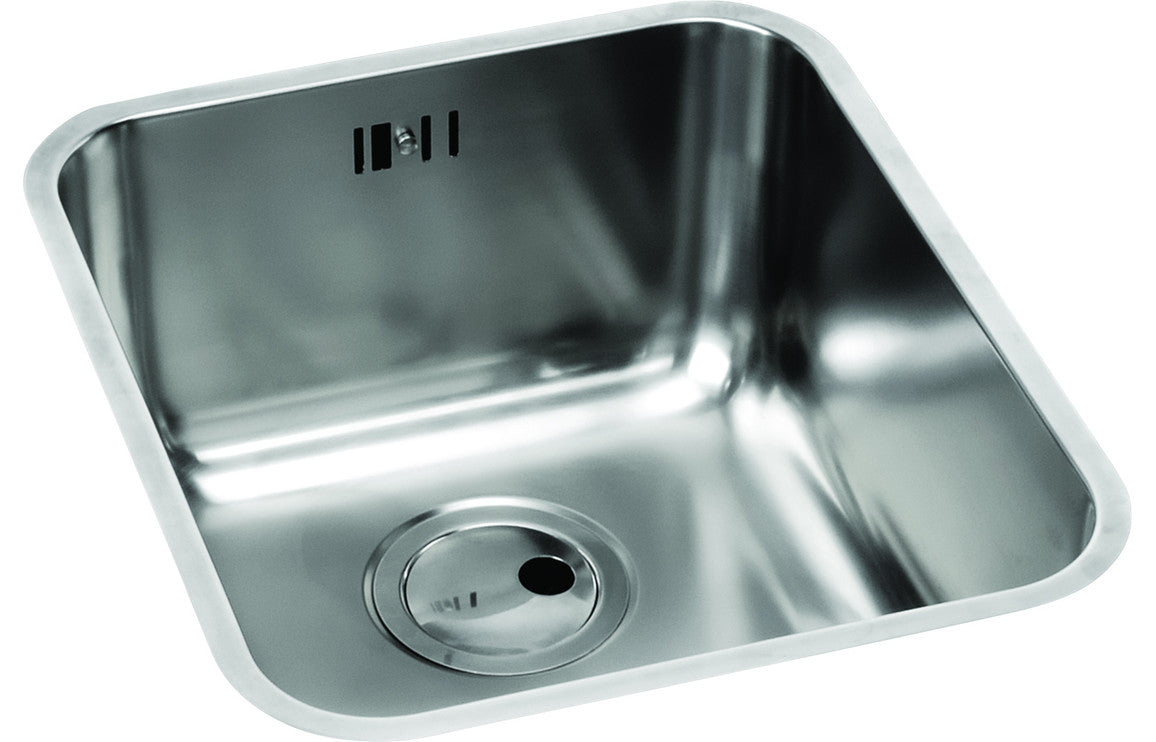 Abode Matrix R50 1B 340mm Undermount Sink - Stainless Steel