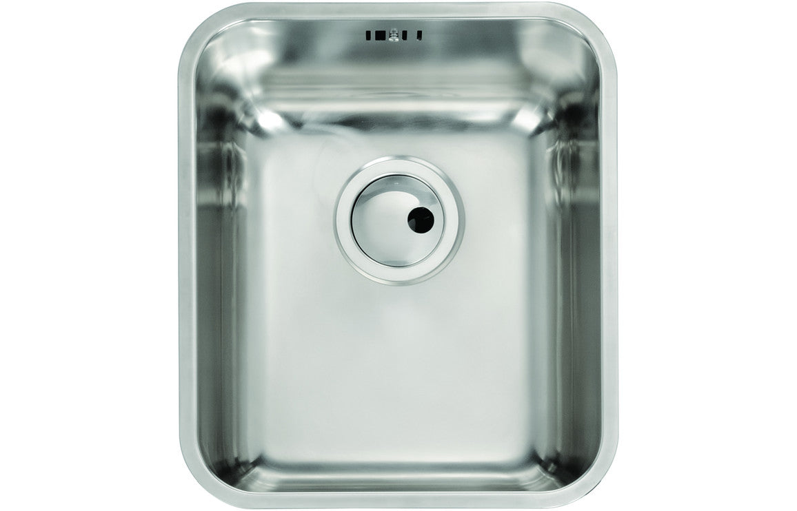 Abode Matrix R50 1B 340mm Undermount Sink - Stainless Steel