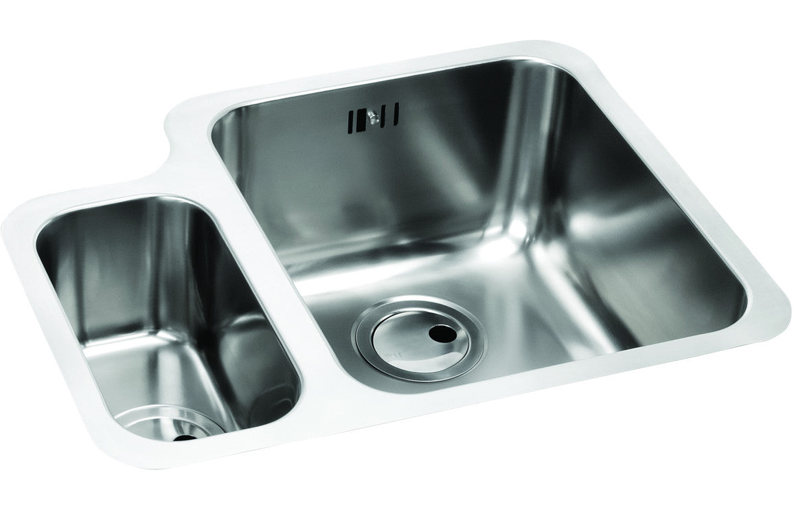 Abode Matrix R50 1.5B RHMB Undermount Sink - Stainless Steel