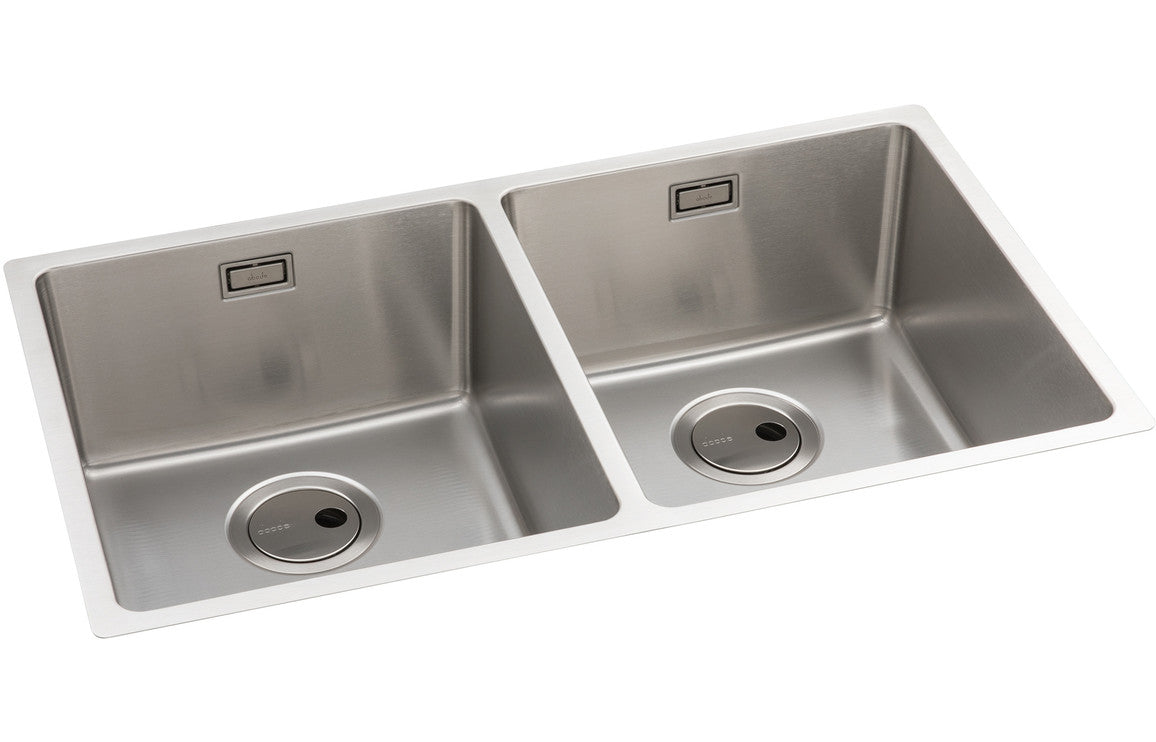 Abode Matrix R15 2B 700mm Undermount/Inset Sink - Stainless Steel