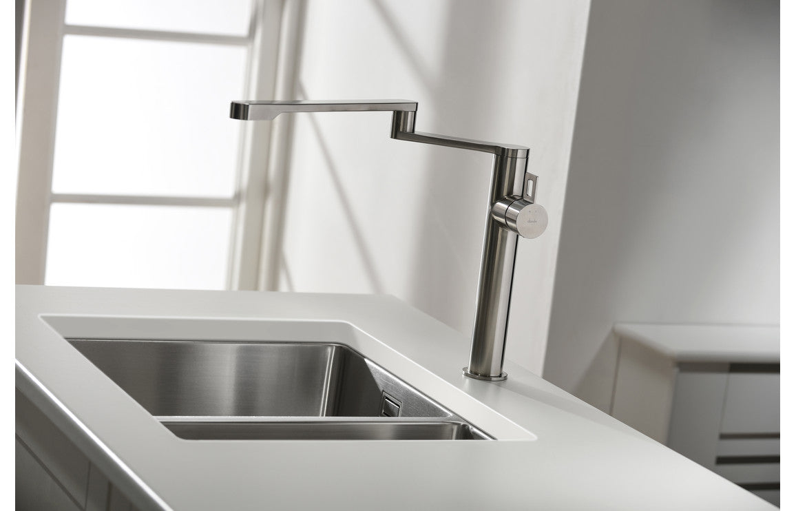 Abode Matrix R15 1.5B LHMB Undermount/Inset Sink - Stainless Steel