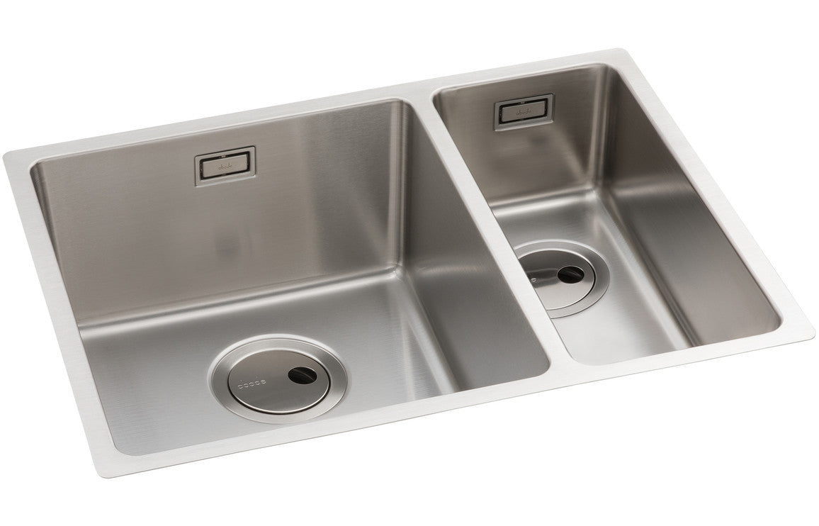 Abode Matrix R15 1.5B LHMB Undermount/Inset Sink - Stainless Steel