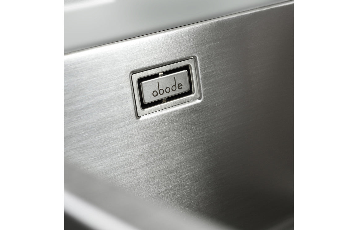 Abode Matrix R15 1.5B LHMB Undermount/Inset Sink - Stainless Steel