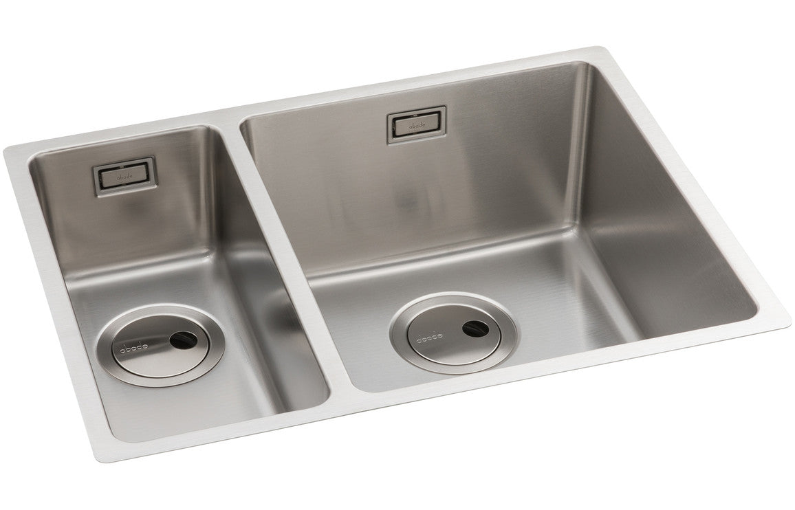 Abode Matrix R15 1.5B RHMB Undermount/Inset Sink - Stainless Steel