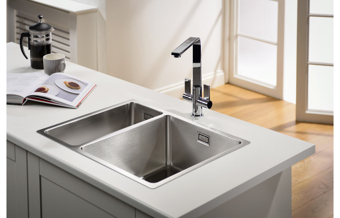 Abode Matrix R15 1.5B RHMB Undermount/Inset Sink - Stainless Steel