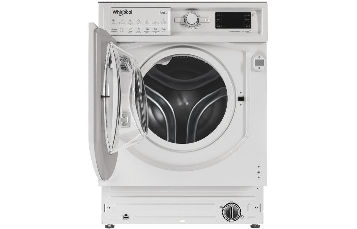 Whirlpool BI WDWG 861485 UK B/I 8/6kg 1400rpm Washer Dryer