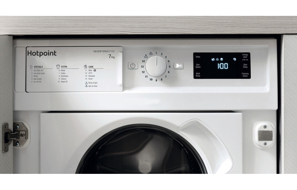 Hotpoint BI WMHG 71483 UK N B/I 7kg 1400rpm Washing Machine