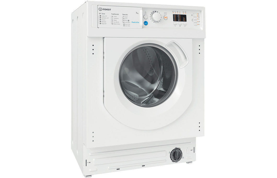 Indesit BI WMIL 71252 UK N B/I 7kg 1200rpm Washing Machine