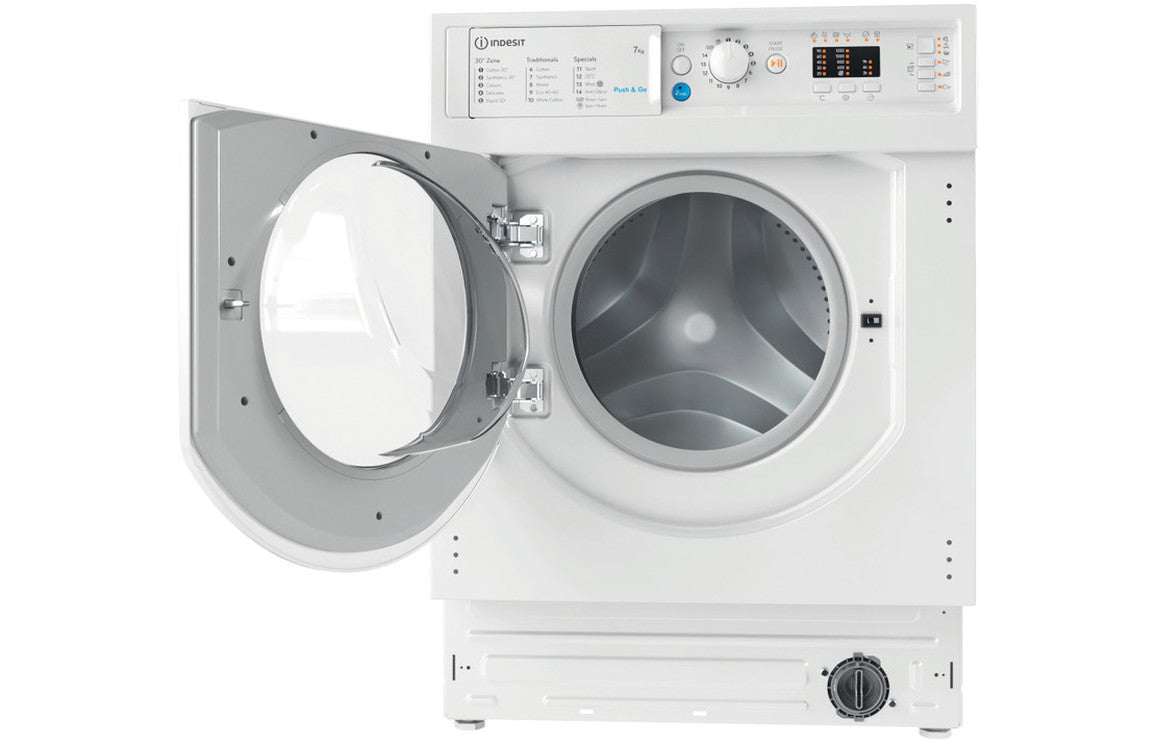 Indesit BI WMIL 71252 UK N B/I 7kg 1200rpm Washing Machine