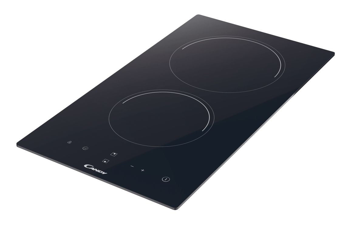 Candy CDH30 30cm Ceramic Hob - Black Glass