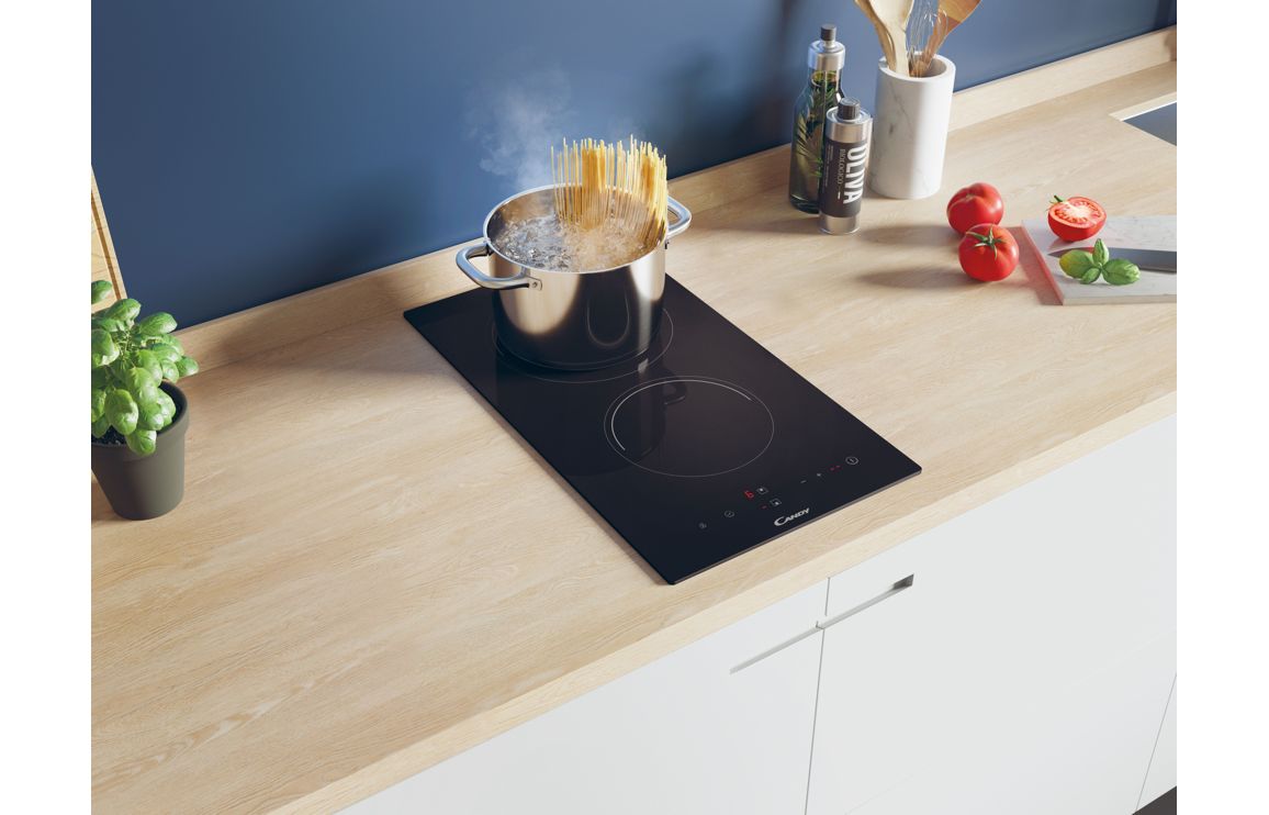 Candy CDH30 30cm Ceramic Hob - Black Glass