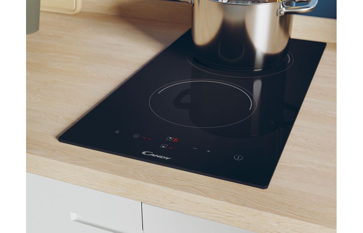 Candy CID30/G3 30cm Induction Hob - Black Glass