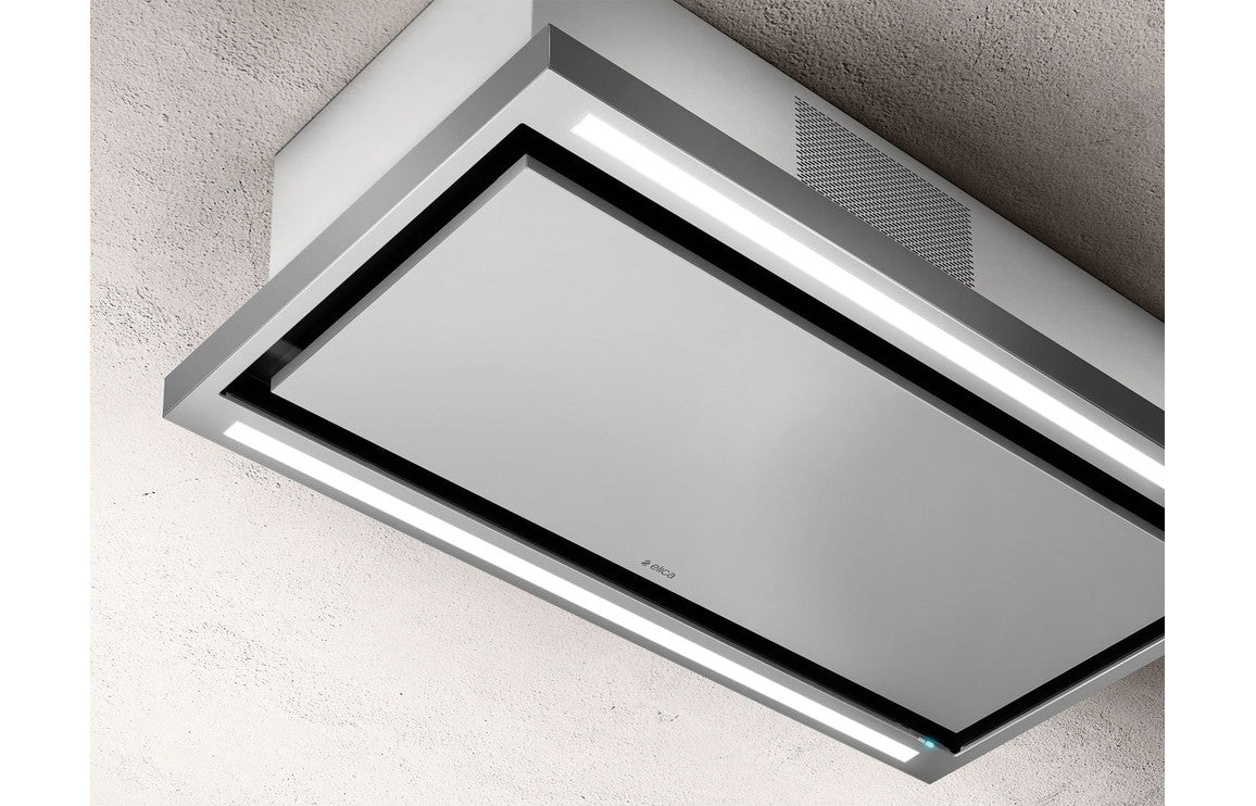 Elica Cloud Seven 90cm Ceiling Hood (Recirculating) - Stainless Steel