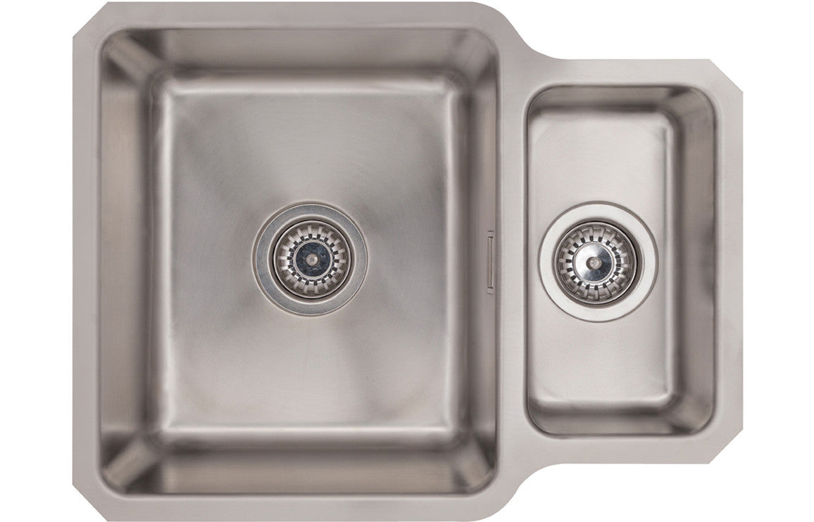 Prima+ 1.5B R25 Reversible Undermount Sink - Stainless Steel