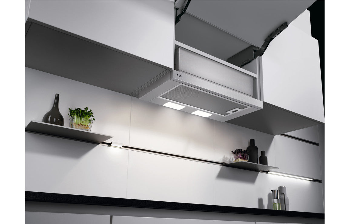 AEG DPB3632S 60cm Telescopic Hood - Silver