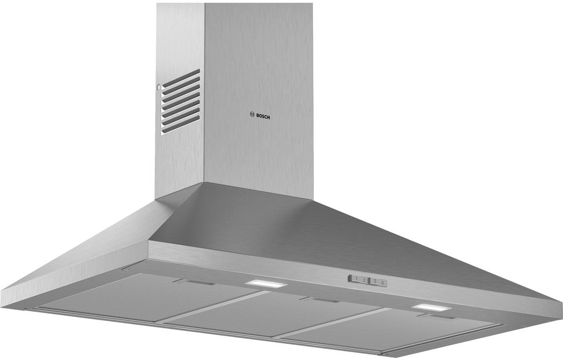 Bosch Series 2 DWP64BC50B 60cm Pyramid Chimney Hood - Stainless Steel