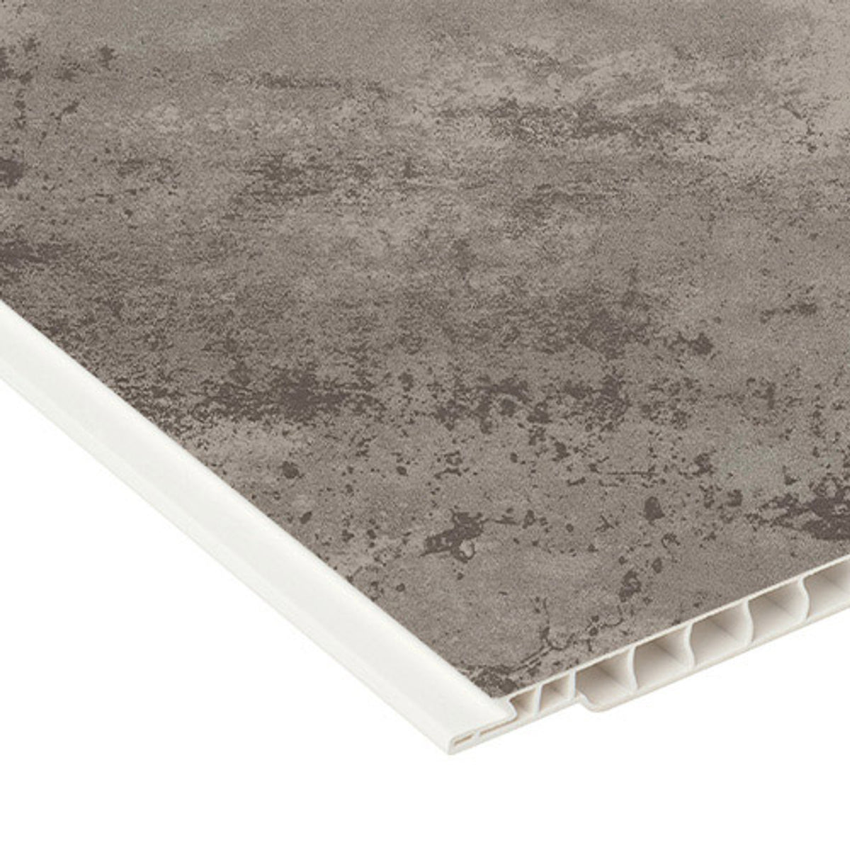 PVC Wall Panels - Grey Retro Metallic (T&amp;G)