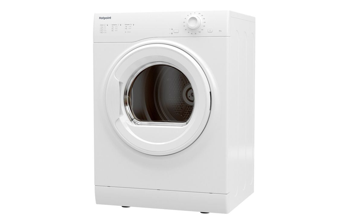 Hotpoint H1D 80 W UK F/S 8kg Venting Tumble Dryer - White