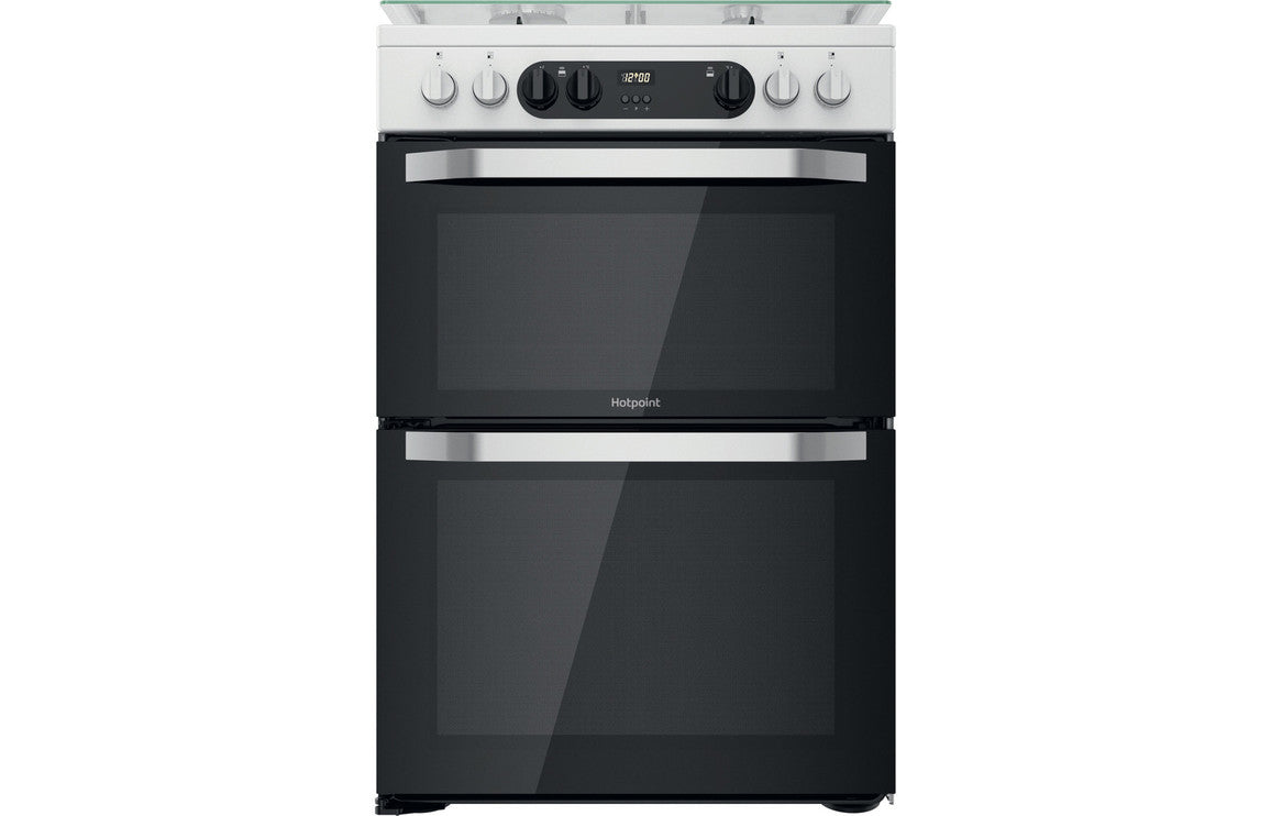 Hotpoint HDM67G9C2CW/UK Dual Fuel Cooker - White