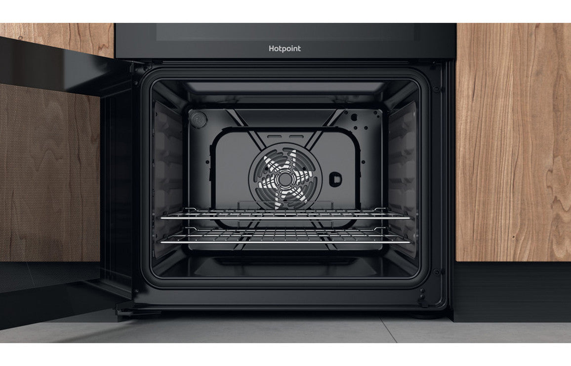 Hotpoint HDM67V92HCB/UK Electric Cooker - Black