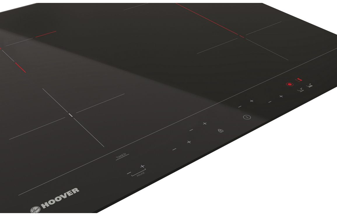 Hoover H300 HH64DBB3P 60cm Ceramic Hob - Black Glass