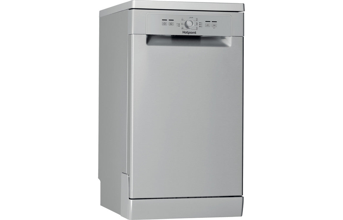 Hotpoint HSFE 1B19 S UK N F/S 10 Place Slimline Dishwasher - Silver