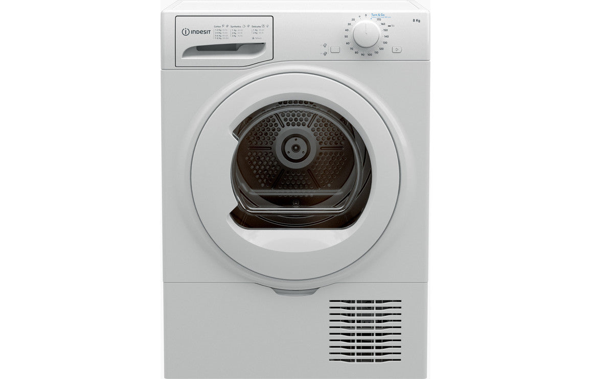 Indesit I2 D81W UK F/S 8kg Condenser Tumble Dryer - White