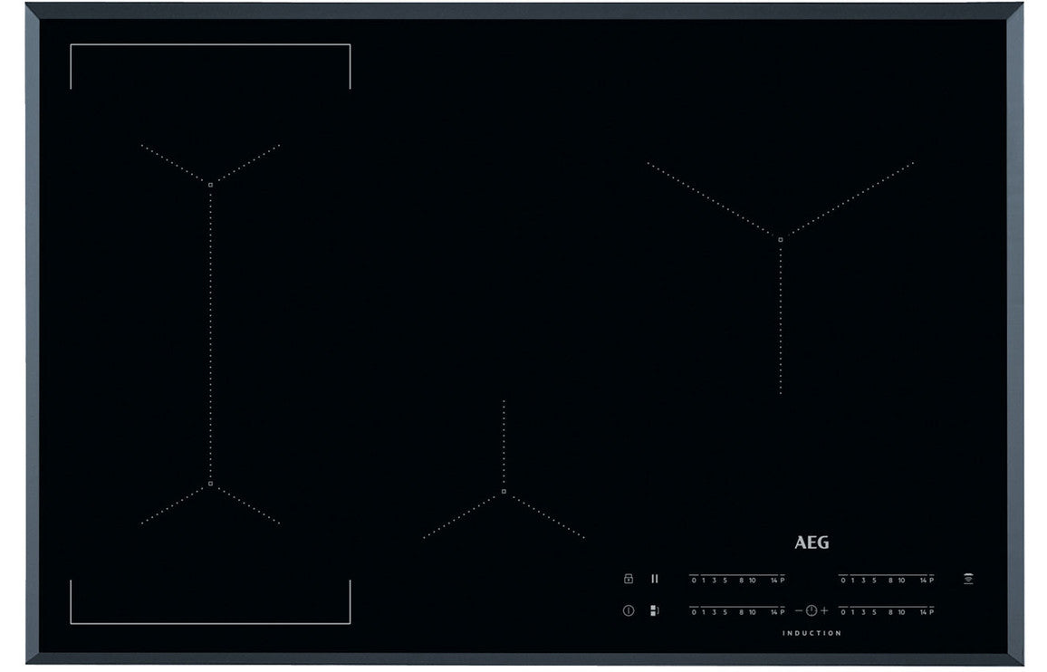 AEG IKE84441FB 80cm Induction Hob - Black