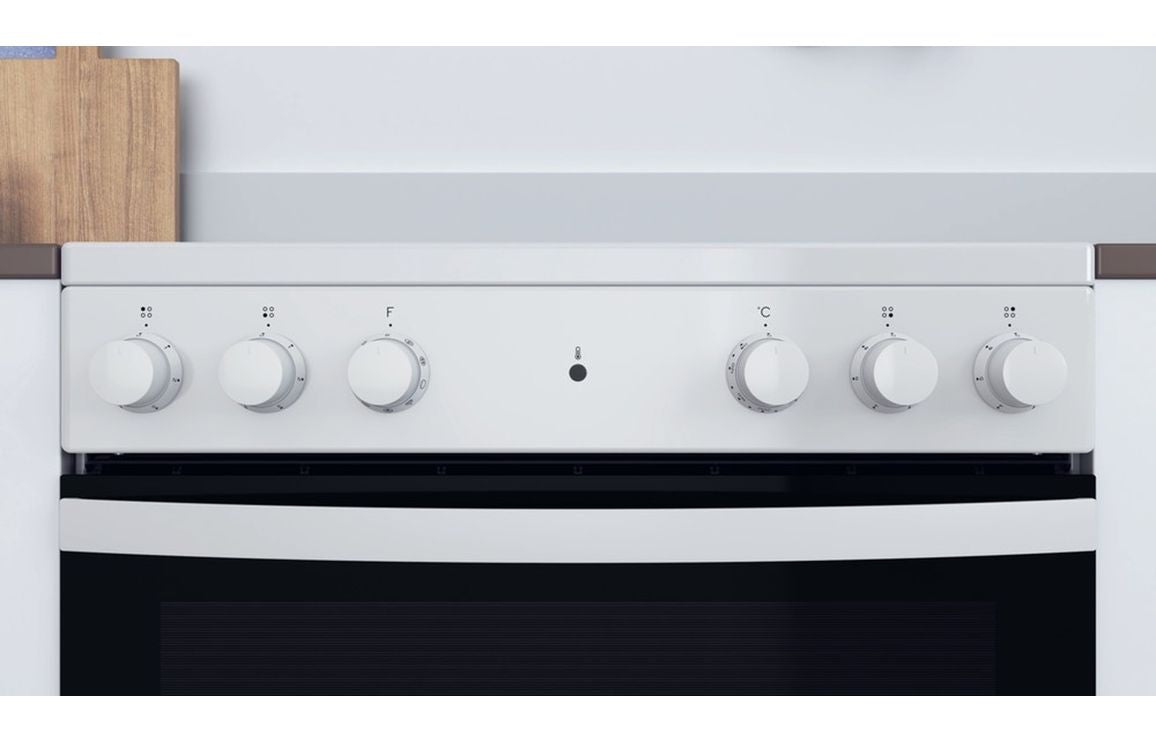Indesit IS67V5KHW/UK Electric Single Cooker - White