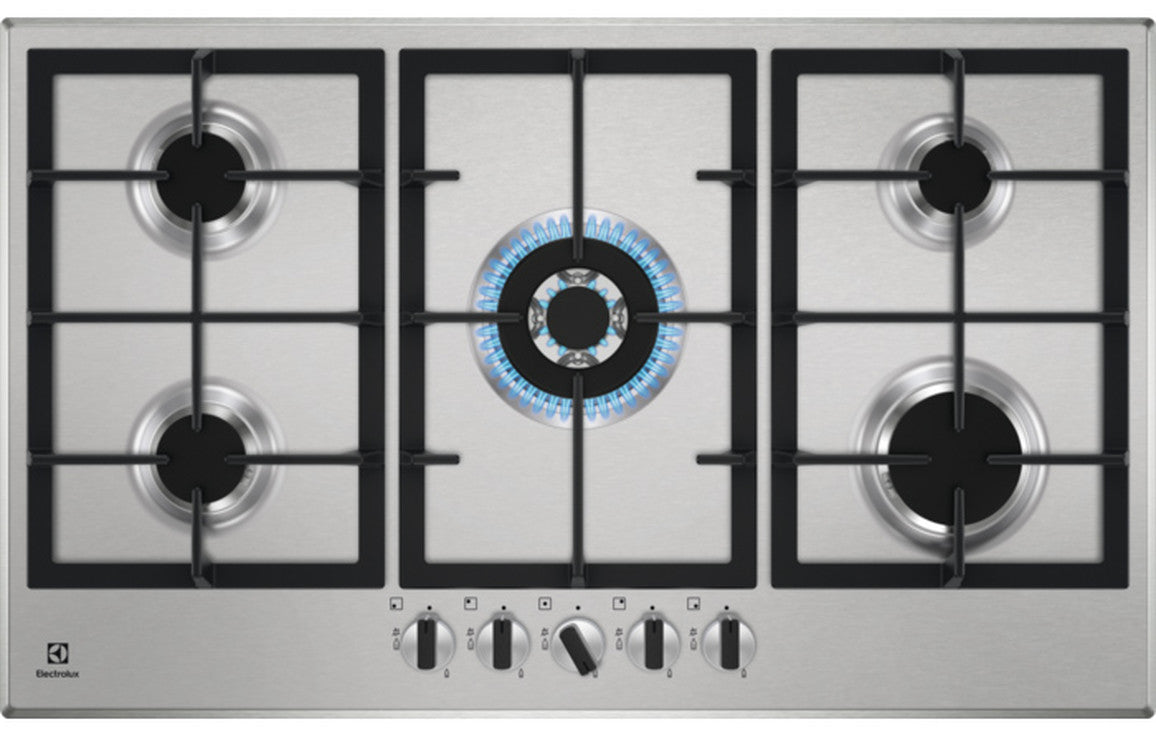 Electrolux KGS9536X 85cm Gas Hob - Stainless Steel