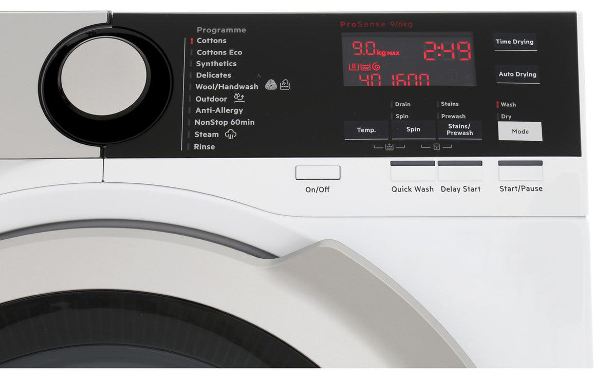 AEG L7WEE965R F/S 9kg 1600rpm Washer Dryer - White