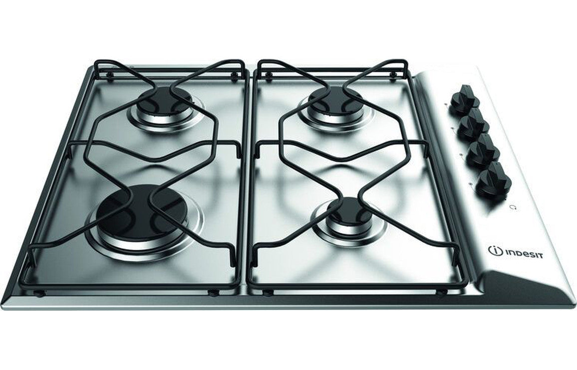 Indesit PAA 642 IX/I WE 1 60cm Gas Hob - Stainless Steel