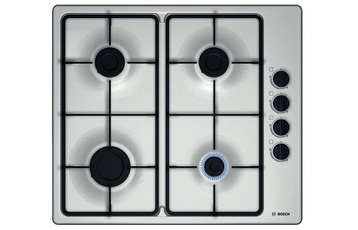 Bosch Series 2 PBP6B5B60 60cm Gas Hob - Stainless Steel