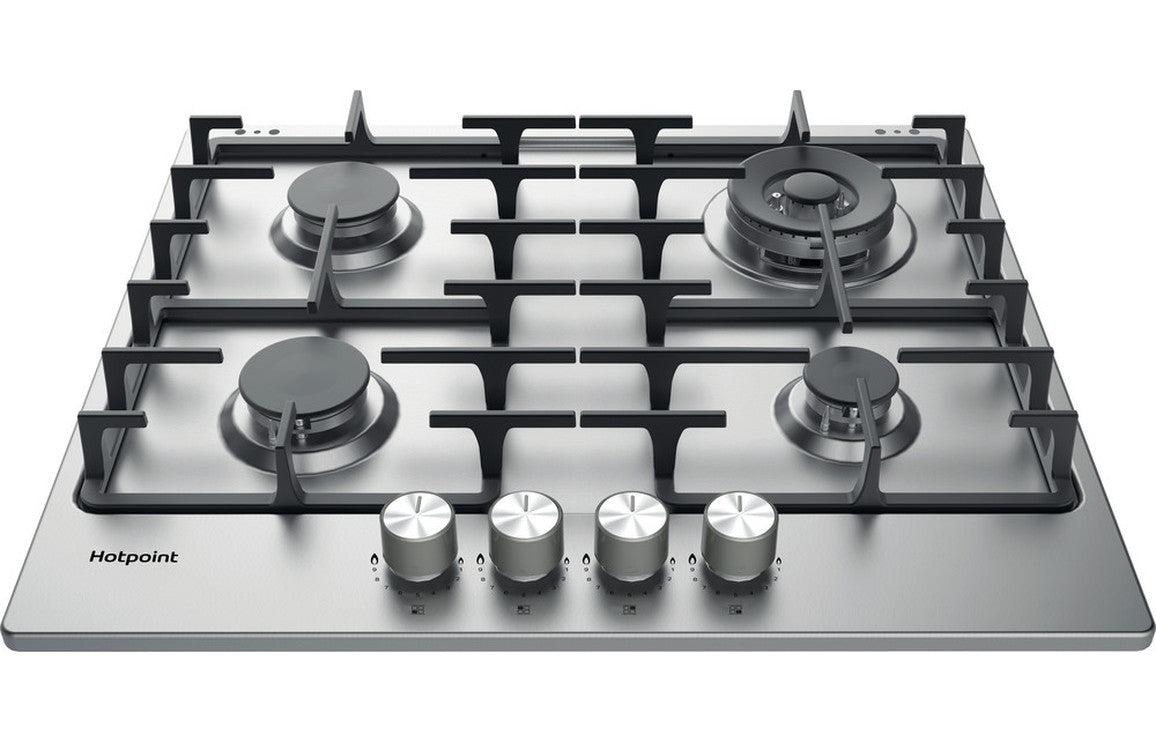 Hotpoint PPH 60G DF IX UK 60cm Gas Hob - Stainless Steel