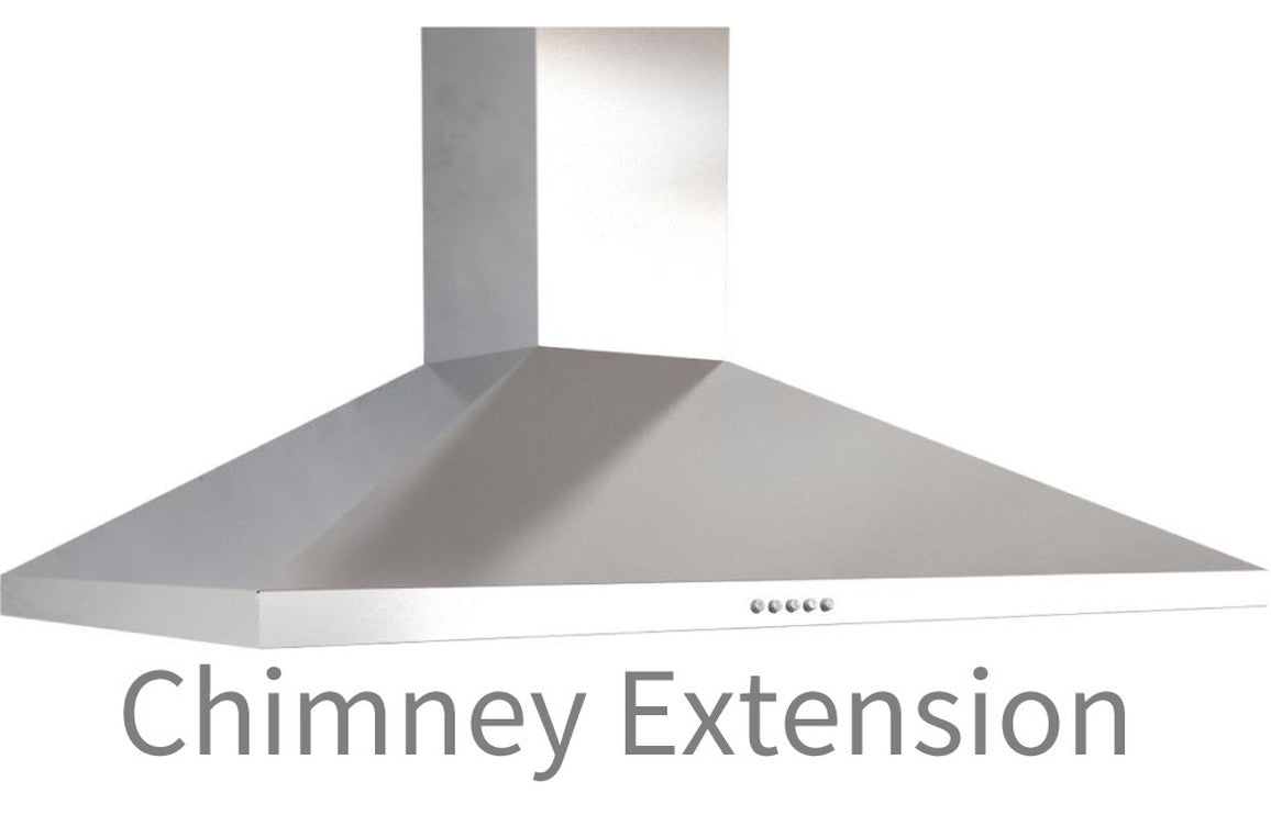 Prima PRCH800 81cm Chimney Hood Extension - Stainless Steel