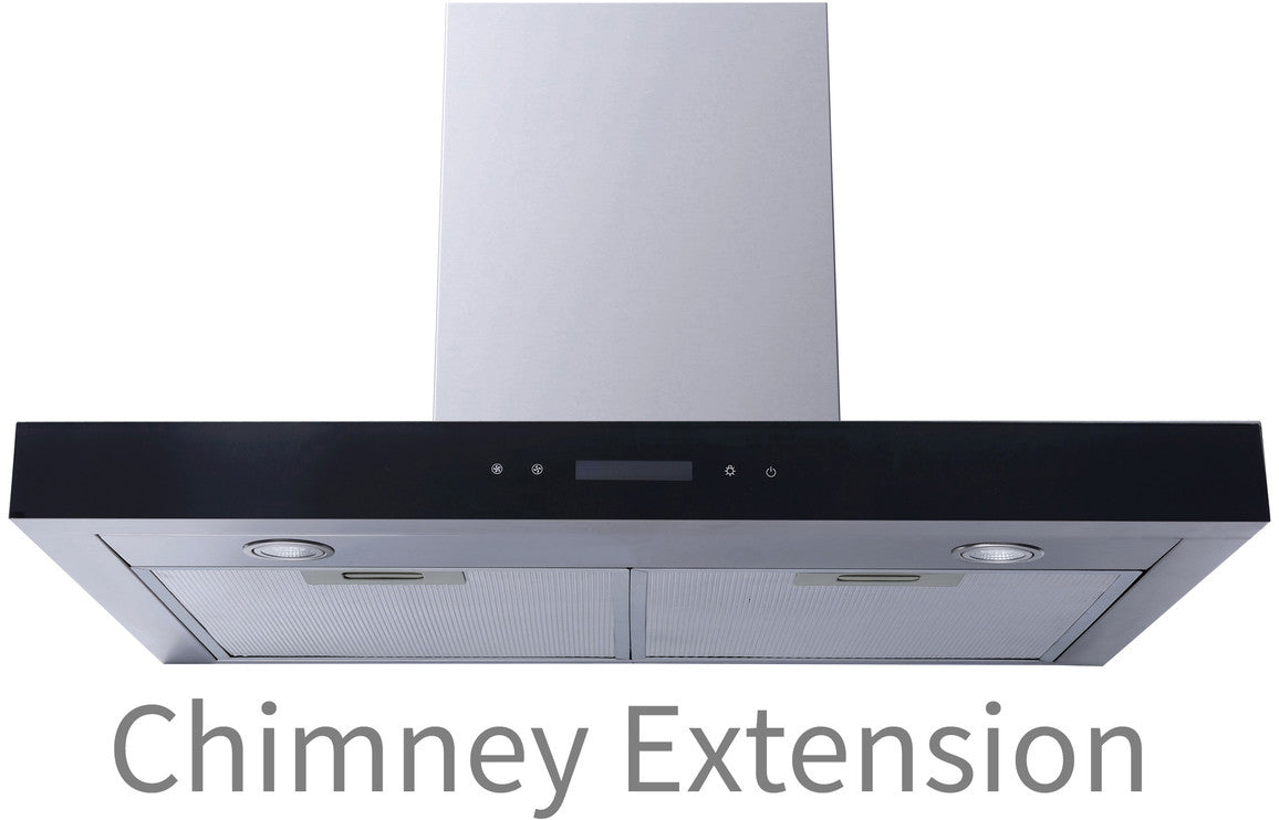 Prima PRCH802 81cm Chimney Hood Extension - Stainless Steel