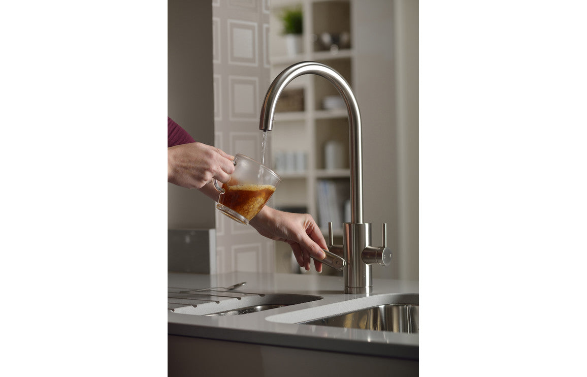 Abode Profile 4 IN 1 Monobloc Tap &amp; Proboil.4E Tank - Brushed Nickel