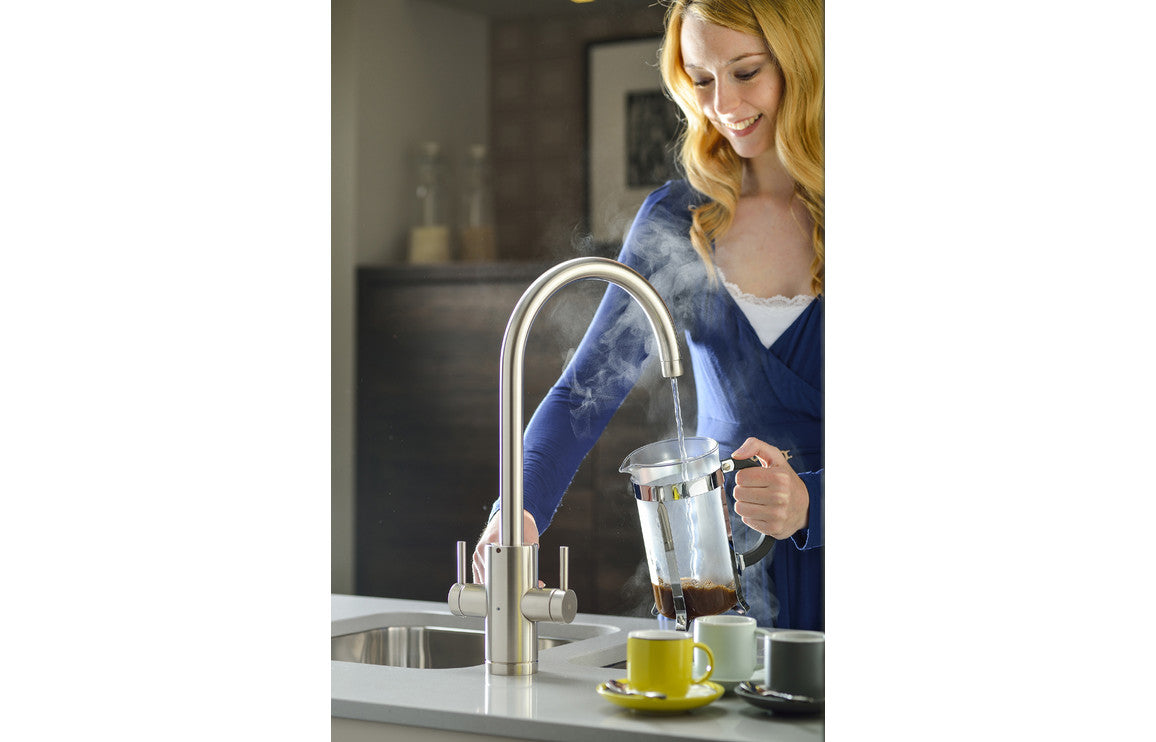 Abode Profile 4 IN 1 Monobloc Tap &amp; Proboil.4E Tank - Brushed Nickel