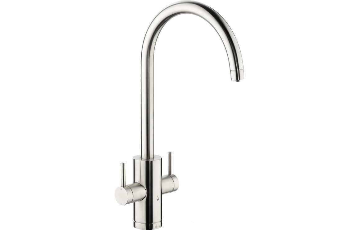 Abode Profile 4 IN 1 Monobloc Tap &amp; Proboil.4E Tank - Brushed Nickel